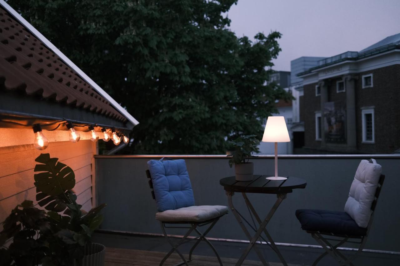 Charming Rooftop Apartment In Heart Of Stavanger Luaran gambar
